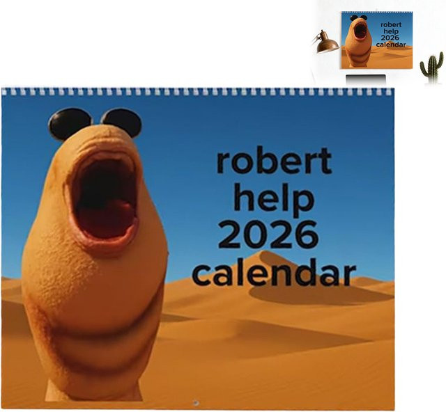Marcus The Worm 2026 Wandkalender in Multicolour mit Metalltülle - Bild 1