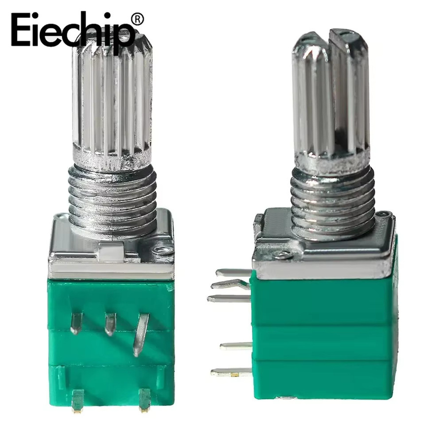 5er Set RK097G Industrie-Potentiometer mit 5 Pins und 15 mm Audio-Welle für Verstärker - Bild 2