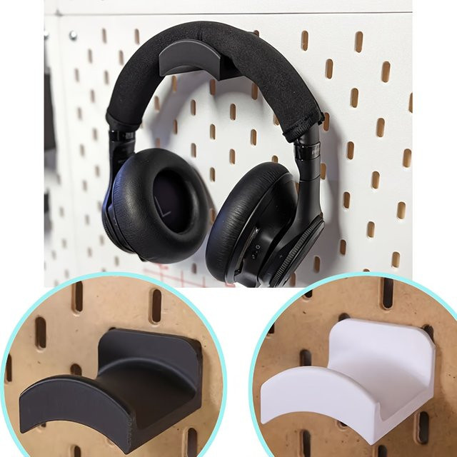 IKEA Skadis Headset-Display-Ständer und Kopfhörer-Aufhänger aus Kunststoff, Schwarz - Bild 1