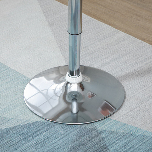 HOMCOM Bartisch rund mit drehbarer Platte und höhenverstellbarer Oberfläche, weiss, B/T/H: 61 x 61 x 97 cm - Bild 2