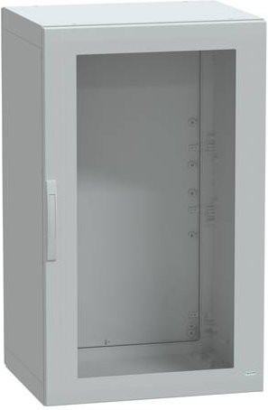 Schneider Electric Polyestergehäuse Bodenmontage PLA mit transparenter Tür, Grau, B/T/H: 125 x 75 x 62 cm, IP65 - Bild 1