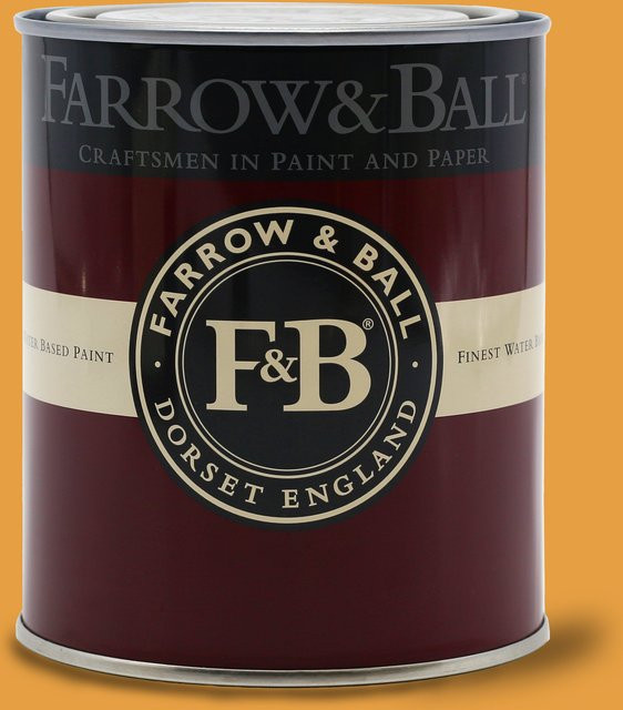 Farrow & Ball Modern Emulsion Wandfarbe Dutch Orange W76 in Orange und Gelb, 5 l - Bild 1