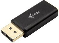 i-tec DisplayPort auf HDMI Adapter 4K/60Hz in Schwarz mit 1x DisplayPort Stecker und 1x HDMI Buchse - Bild 1