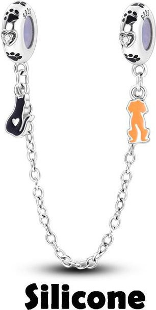 Lily there Spacer Stopper Clip Charms, 925 Silber, Damen - Bild 1