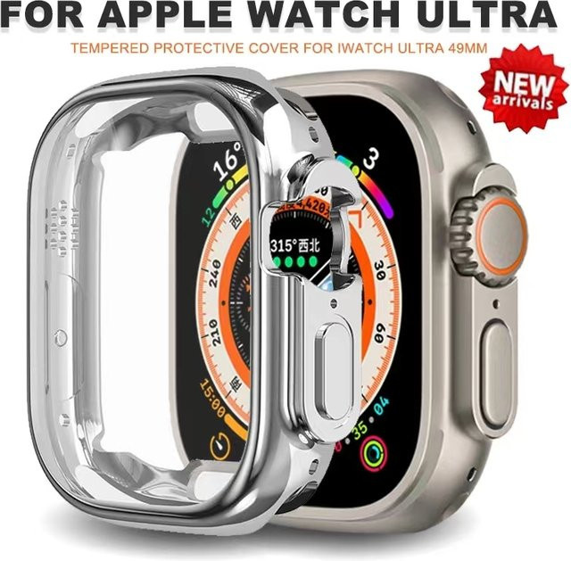 Apple Schutzhülle für Apple Watch Ultra 49mm, Kunststoff, transparent - Bild 1