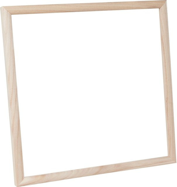 VBS Holzbilderrahmen für Keilrahmen in Beige, B/H: 40 x 40 cm - Bild 1