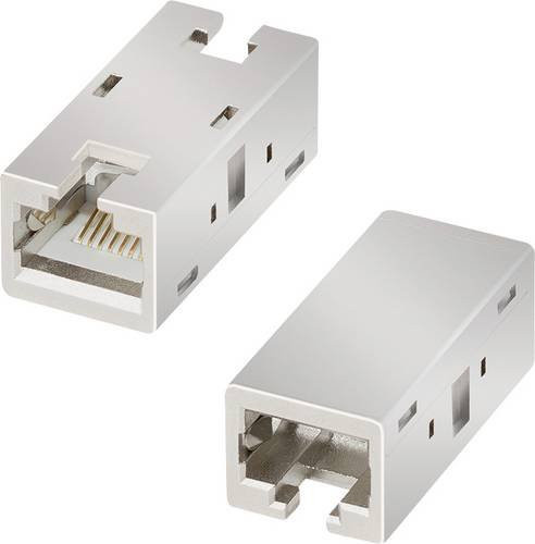 LogiLink NP0067 Netzwerkverlängerung für Ethernet/LAN aus Aluminium in Silber - Bild 1