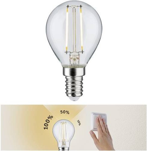 Paulmann LED Leuchtmittel E14 Tropfenform Warmweiß dimmbar 2,5W - Bild 1