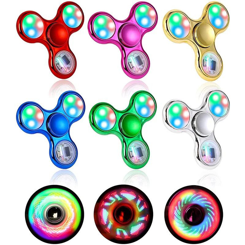 XDR Leuchtender LED Fidget Spinner Hand Kreisel Spielzeug - Bild 3