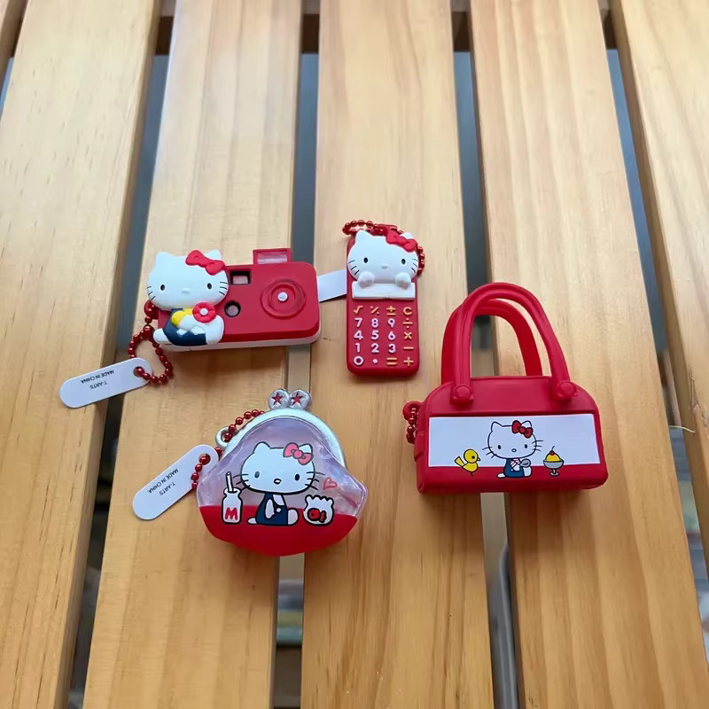 Sanrio KT-Katzen Blindbox, Rot, Tiere, Kunststoff - Bild 2