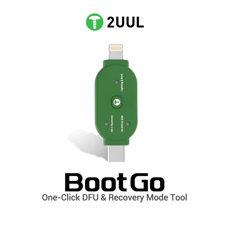 2UUL BootGo TG01 One-Click-Enter DFU-Wiederherstellungsmodus-Adapter für iPhone und iPad in Grün - Bild 2