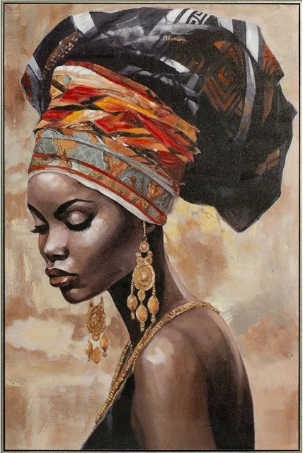 Art Universe Leinwandbild Dreams of Africa Naturlandschaft in Mehrfarbig, Breite: 80 cm, Höhe: 120 cm - Bild 1