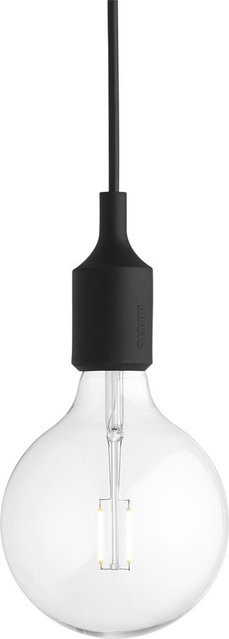 Muuto E27 LED Pendelleuchte in Schwarz und Transparent - Bild 1