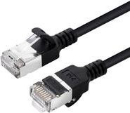 Microconnect V-FTP6A10S-SLIM Cat6a U/FTP Ethernet LAN Netzwerkkabel Schwarz 10 m - Bild 1