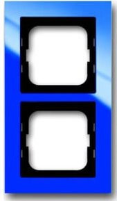 Busch-Jaeger Rahmen 2-fach blau 1722-288 - Bild 1