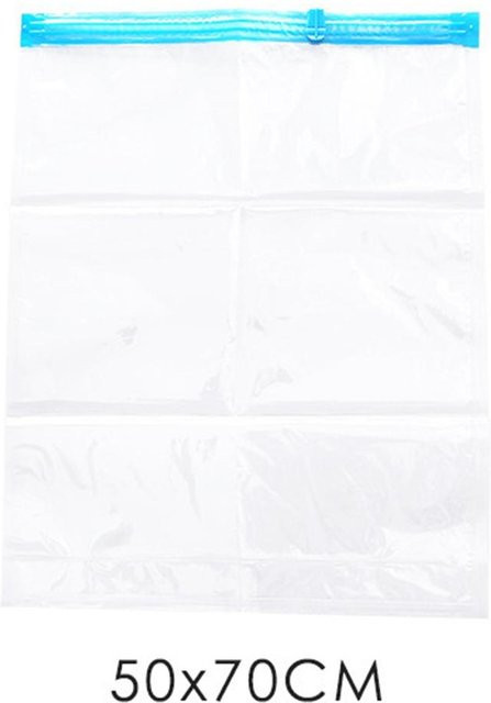 CosyHome Vakuumbeutel zum Handrollen für Reisekleidung, Farbe: Weiß, B/H: 50 x 70 cm - Bild 1