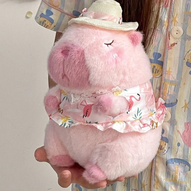 Binchi Fitness Capybara Plüschtier, 23cm, Kuscheltier - Bild 1