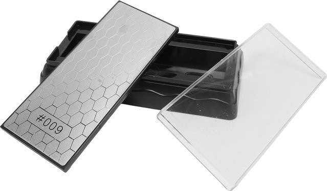 CosyHome Adamas Schärfstein 1302B Doppelseitig 600/1200 Körnung mit rutschfester Basis in Schwarz und Grau - Bild 1