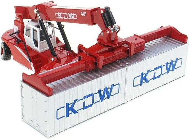 Linyi toy car Containerkran Modell, 1:50, braun, ab 4 Jahren - Bild 1