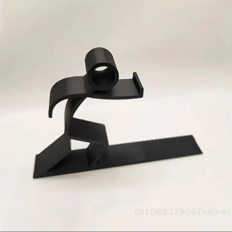 ZYAS Desktop-Buchständer aus Kunststoff, 3D-gedrucktes Bücherregal für Studenten in Schwarz - Bild 3
