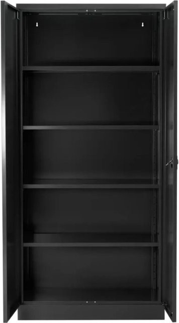 PROREGAL Stahlschrank Bee in Anthrazit mit 7 Fachböden und Scharniertüren, H x B x T: 195 x 92 x 42 cm - Bild 1