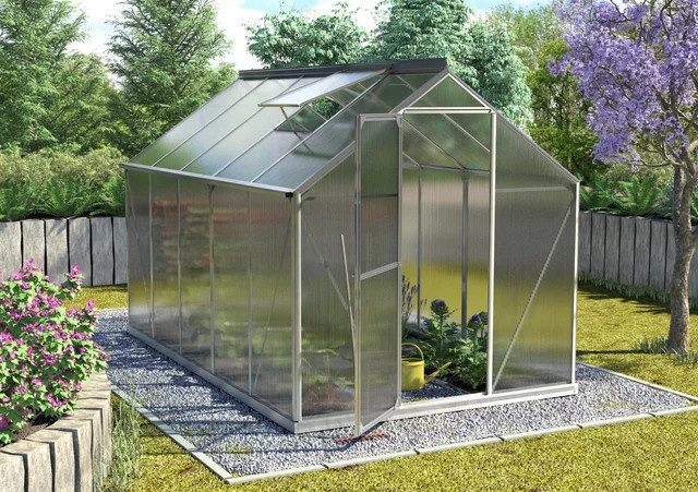 Vitavia Gewächshaus Triton 6200 mit Stahlfundament, eloxiertes Aluminium und 6 mm HKP-Verglasung, 6,3 m² - Bild 1