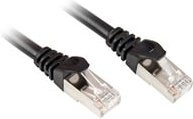 Sharkoon Patchkabel RJ45 Cat.6 SFTP Ethernet LAN in Schwarz, Länge: 20,0 m - Bild 1