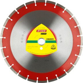 Klingspor DT 350 B Diamanttrennscheibe für Beton in Rot, Durchmesser: 400 mm, Breite: 3,6 mm, Bohrung: 25,4 mm - Bild 1