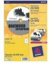 Avery Zweckform CD-Etiketten L6043-100 Weiß Papier Ø 117 mm 100 Stück - Bild 2