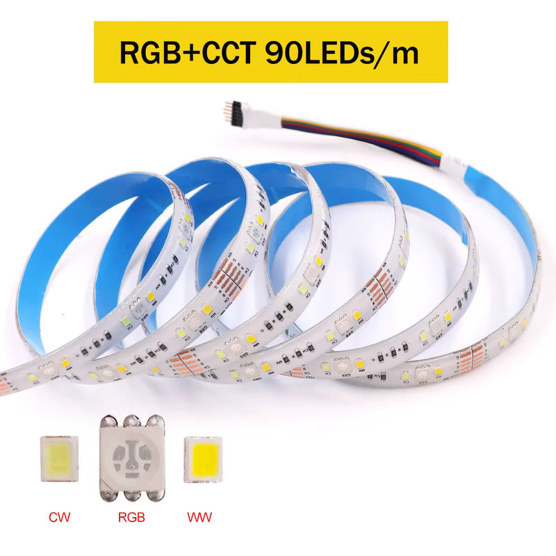 XUNATA RGB+CCT LED-Streifen Licht Multicolor, flexibles und wasserdichtes LED-Band, schneidbar - Bild 5