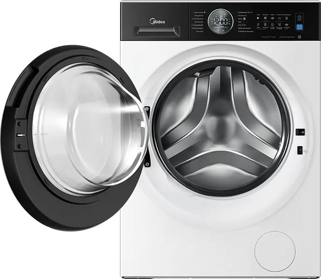 Midea Waschmaschine MF210W80WB-14A20 Frontlader, weiß, 8 kg, 1400 U/min, Aquastop und App-Steuerung - Bild 1