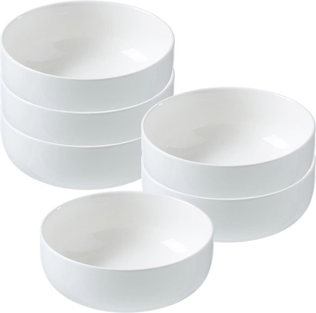 Ritzenhoff & Breker Pastaschalen Skagen aus Porzellan, 6er Set, Weiß, Durchmesser: 17,5 cm - Bild 1