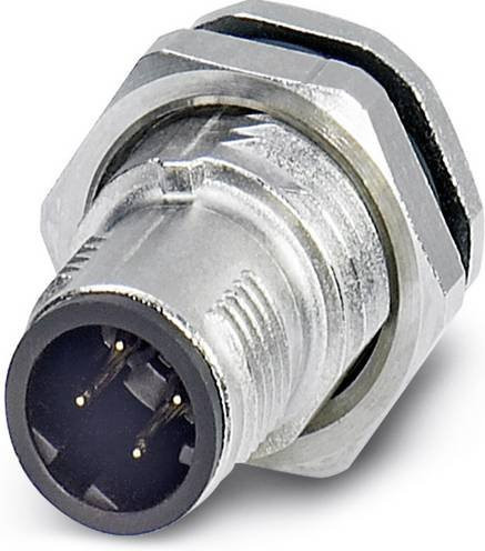 Phoenix Contact 1553035 Sensor-Aktor-Einbausteckverbinder M12 Stecker in Silber mit Schraubanschluss und 4 Polen - Bild 1