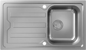Hansgrohe Einbauspüle S44 in Silber, B/T: 85,0 x 49,0 cm - Bild 1