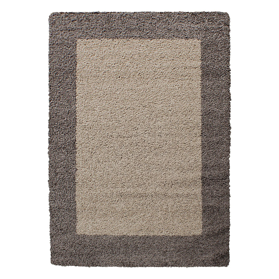 Ayyildiz Hochflorteppich Life 1503 in Taupe und Beige mit Bordüren-Design, B x T: 100 x 200 cm - Bild 2