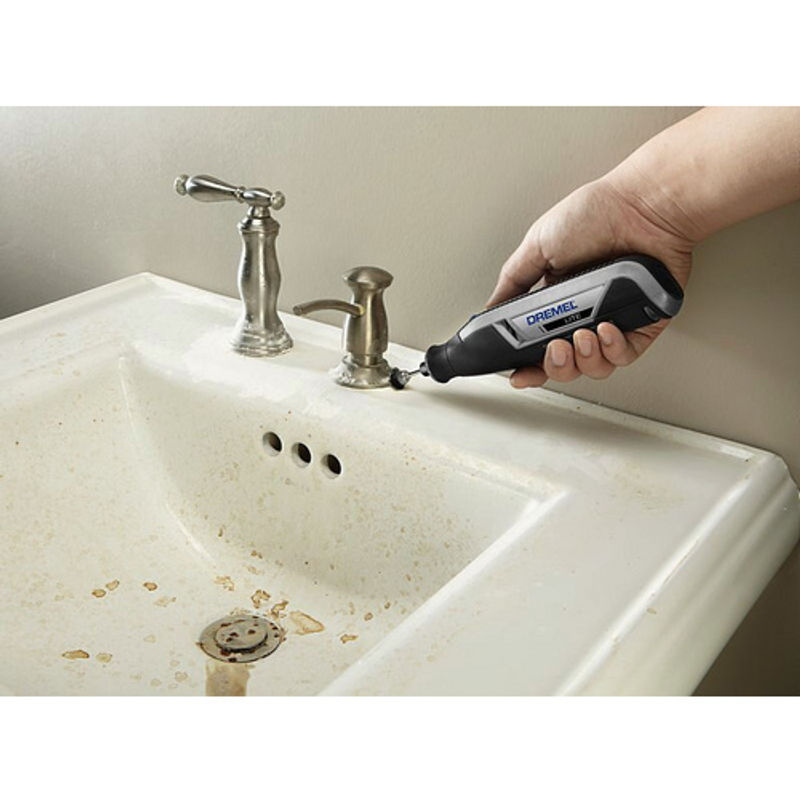 Dremel Lite 7760-15 Akku-Multifunktionswerkzeug in Grau mit 15-teiligem Zubehör und USB-Kabel 3,6V 2,0Ah - Bild 5