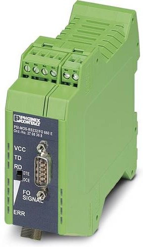 Phoenix Contact LWL-Konverter PSI-MOS-RS232/FO 660 E in Grün - Bild 1