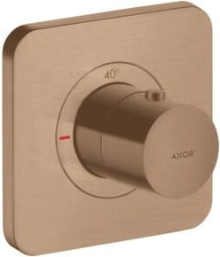 Hansgrohe Axor Citterio Fertigset mit Thermostat und Safety Stop in Brushed Rose Gold, Unterputz-Einbau - Bild 1