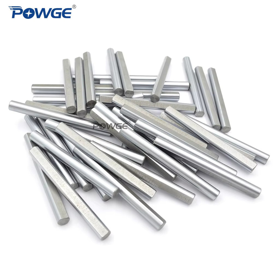 POWGE D-Shaft Kohlenstoffstahlstange Lineare Welle für 3D-Drucker, Durchmesser: 5 mm, Farbe: Silber - Bild 2