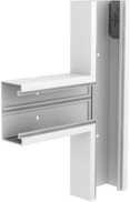 OBO Bettermann T-Stück für Geräteeinbaukanäle GK-T70130RW, Farbe: Weiß, B: 13,0 cm, T: 7,0 cm - Bild 1