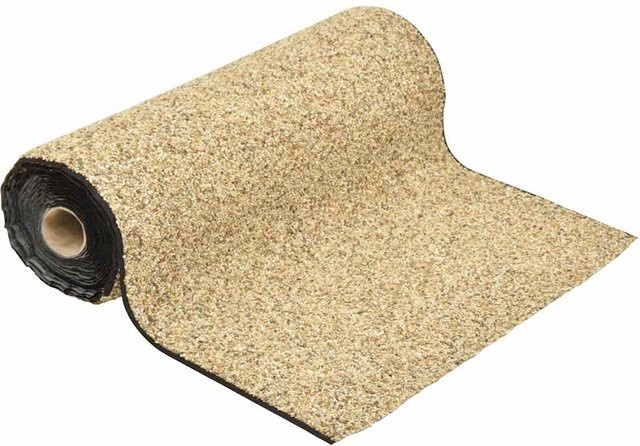 Vidaxl Teichfolie mit Kieselsteinen in Sand, B: 250 cm, H: 60 cm - Bild 1