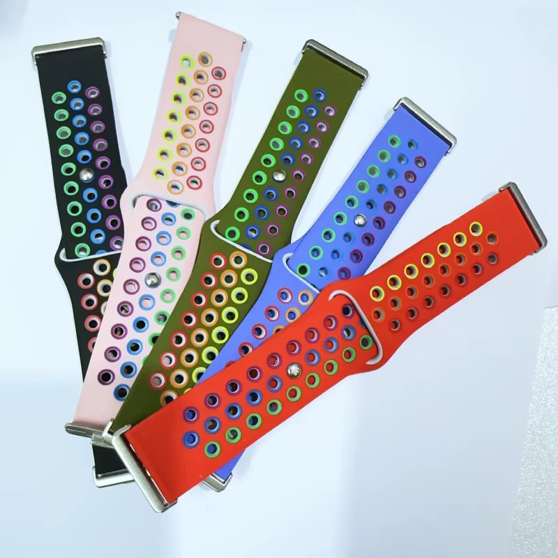 yunfook Uhrenarmband Silikon, Bunt, Unisex - Bild 2