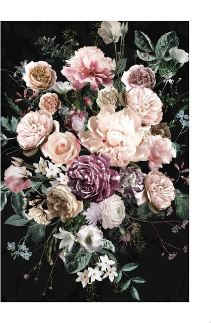 Komar Wandbild Charming Bouquet, Fotopapier, Multicolor, Breite: 50 cm, Höhe: 70 cm - Bild 1