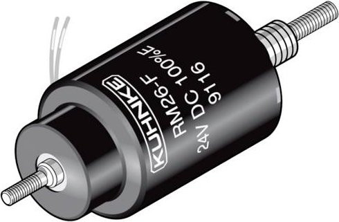Kendrion Hubmagnet RM 26-R-F-24V DC 100 ED in Schwarz, 24 V/DC, 5.5 W, 1.9 N bis 6 N - Bild 1