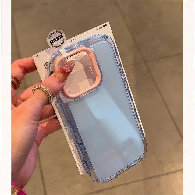 Stoßfeste Gelee Handyhülle für iPhone 11 bis iPhone 17 Pro Max in Blau - Bild 1