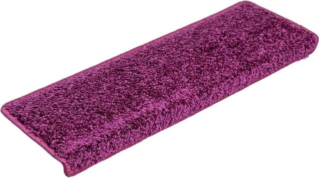 vidaXL Stufenmatten 30 Stück Violett aus Polypropylen, selbstklebend, rutschfest und geräuschdämmend, B/T/H: 65 x 21 x 4 cm - Bild 1