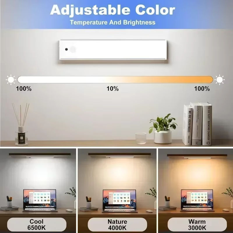 SKYSHADOW LED-Nachtlicht mit Bewegungssensor, weiß, wiederaufladbar über USB - Bild 5