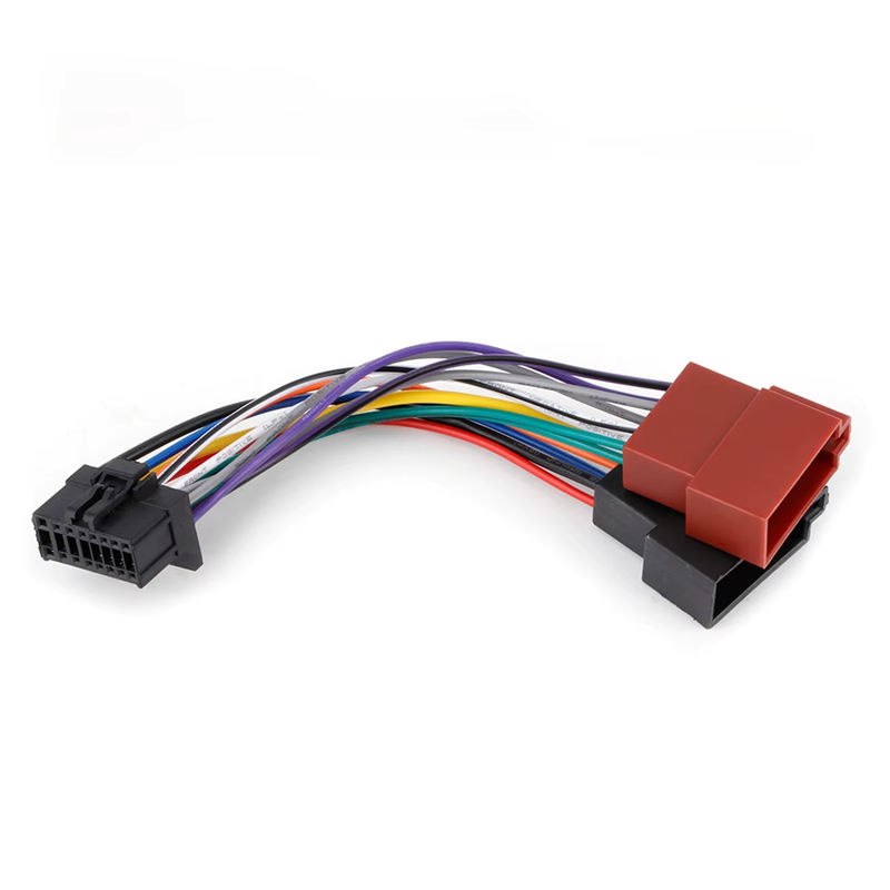 YOSOO 16-poliger Stereo-Kabelbaum mit Mini-ISO 8-poligem Stecker in Multicolor - Bild 7