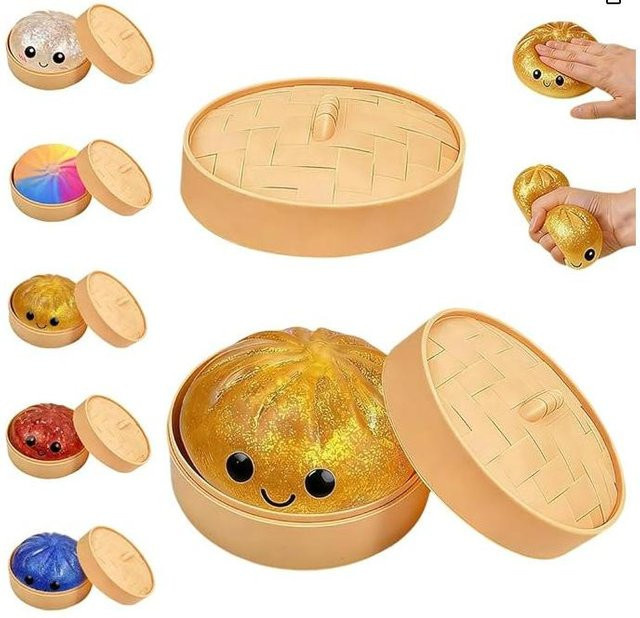 BC Pet Supplies Dumpling Squishies, Handknet-Rückprallspielzeug - Bild 1