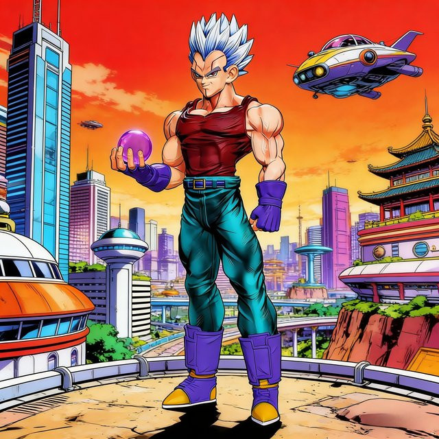 Bandai Dragon Ball Z Baby Vegeta, Actionfiguren, Einzelfigur, Kunststoff, Bunt / Mehrfarbig - Bild 1